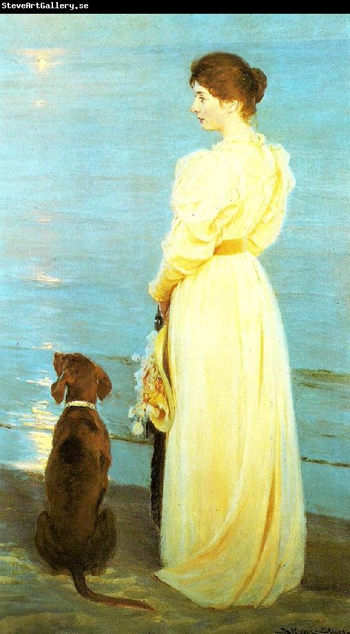 Peter Severin Kroyer sommeraften ved skagen,